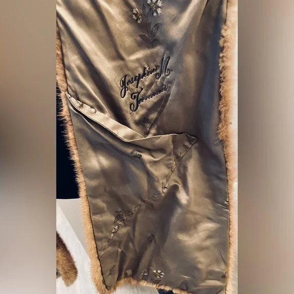 Vintage Mink Fur Stole Cape Wrap - Picture 7 of 9